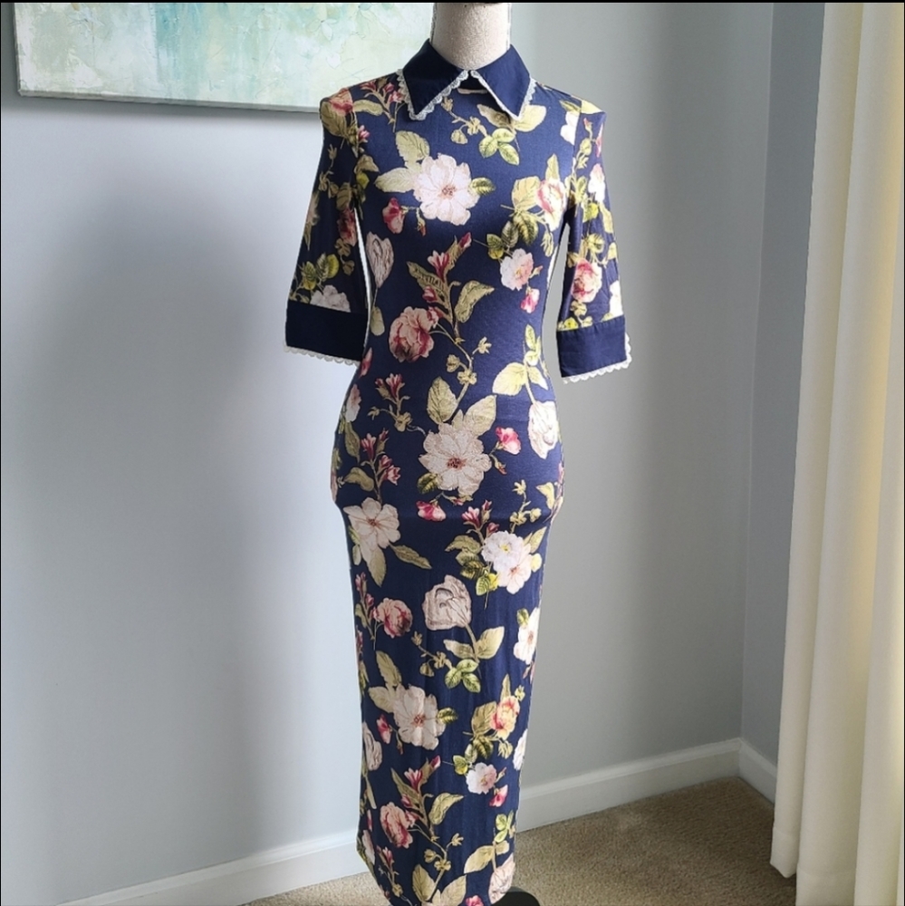ALICE + OLIVIA Delora Midi Dress